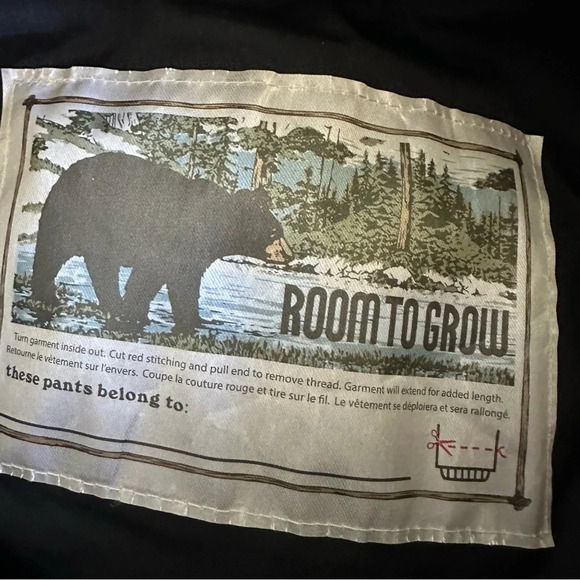 Burton Boys Small 7/8 Dark Gray Insulated Snowboard Pants Dry Ride Room to Grow - Picture 5 of 6